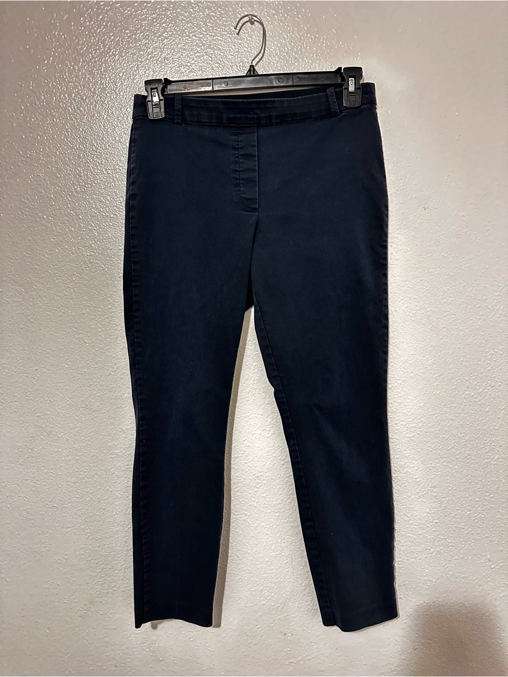 H&M Pull On Pants Women’s 12 Black Slim Leg Mid Rise Pant